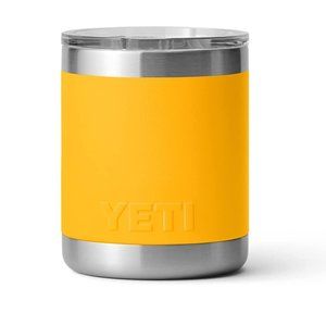NEW YETI Rambler Lowball Tumbler 10oz with Original Lid Alpine Yellow AU…